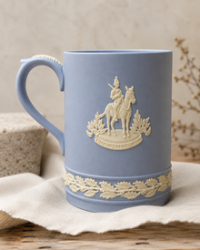 Wedgwood 1978 Christmas mug with raised soldier relief